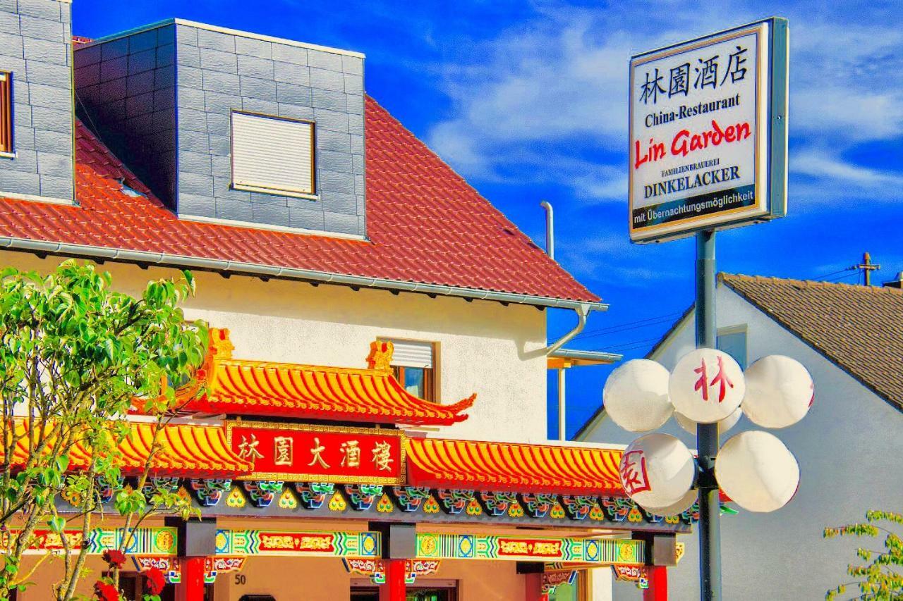 Gaststaette Lin Garden Hotell Untergruppenbach Eksteriør bilde